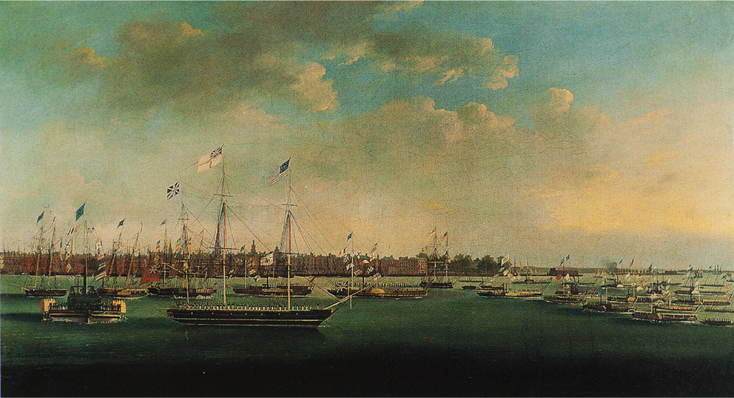 Historical illustration of the Erie Canal